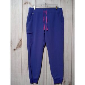 Figs Scrub‎ Pants Ladies Large Purple Joggers Cargo